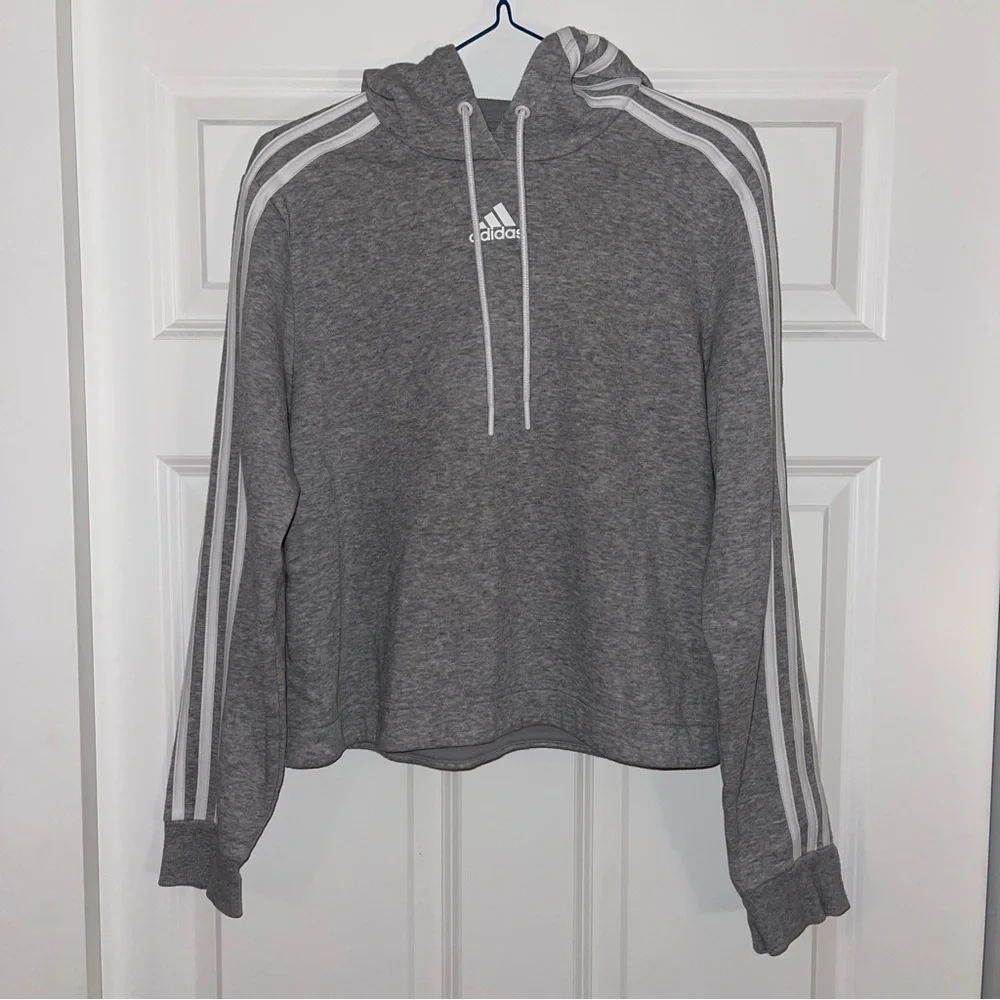 Adidas Gray Women's Hoodie Sweater Size Small